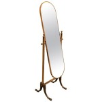 Antique Cheval Floor Mirror