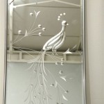 Etched Glass Mirror