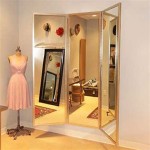 Full Size 3 Panel Dressing Mirror Screen