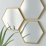 Hexagon Shaped Mirrors