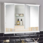 High Cabinet With Mirror Door