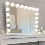 Hollywood Lights Mirror Dressing Table