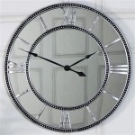 Large Mirror Skeleton Clock