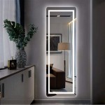 Long Length Mirror With Lights