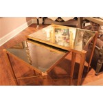 Mirrored Nesting Tables Antique