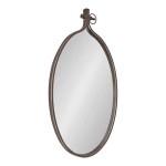 Oval Metal Framed Mirrors