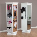 Rotating Storage Mirror And Bookcase