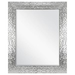 Silver Mosaic Mirror