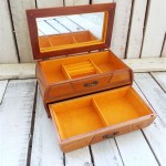 Vintage Mirror Jewellery Box